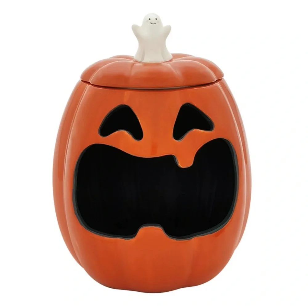 NWT Celebrate Together™ Halloween Ceramic Jack-'O'-Lantern Candy Bowl Home Decor - Picture 3 of 11
